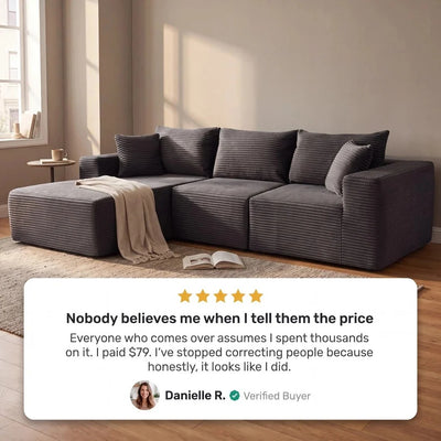 The Softest Couch You'll Ever Own — At A Price You Can Actually Afford