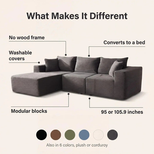 The Softest Couch You'll Ever Own — At A Price You Can Actually Afford