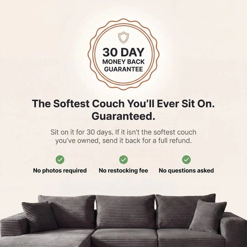 The Softest Couch You'll Ever Own — At A Price You Can Actually Afford