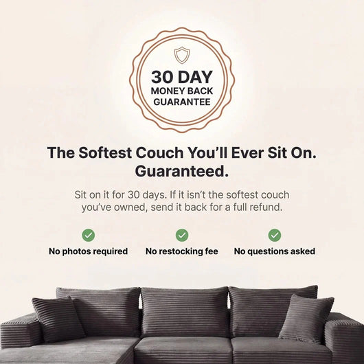 The Softest Couch You'll Ever Own — At A Price You Can Actually Afford